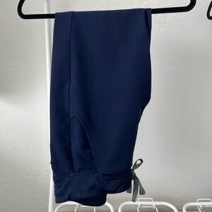 Navy blue Zamora jogger scrub pant xs petite
